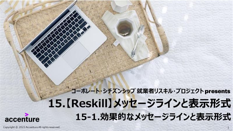 メッセージラインと表示形式 - リスキル